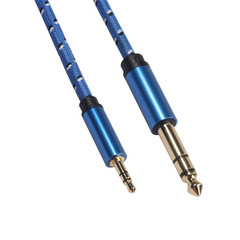New all-copper shielded 3.5mm audio cable 3.5 to 6.35 male to male audio digital audio cable