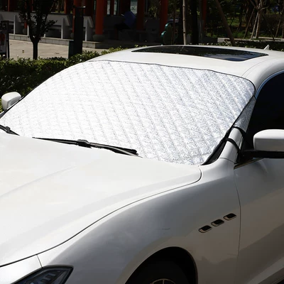 Aluminum Film Anti-Snow, Anti-Frost, Car Snow Shield, Universal for All Seasons, Multi-Functional Sun Protection and Heat Insulation Car Front Sunshade (Sun shade) - standard-paragraph