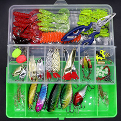Lure Fishing Kit, Multifunctional Fishing Set: Sequin, Frog, Minnow, and Snakehead Lures—A Complete Simulation Fish Bait Set