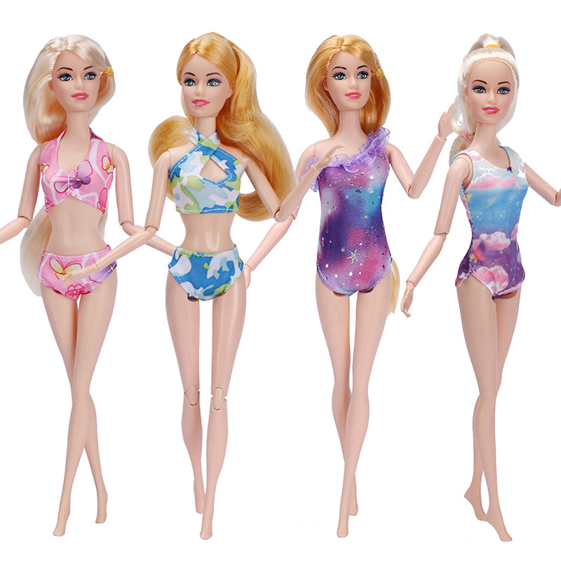 11inch Barbie Doll Clothes 30cm Doll Wearable Swimsuit Bikini Set Fashion Toy Clothing Wholesale