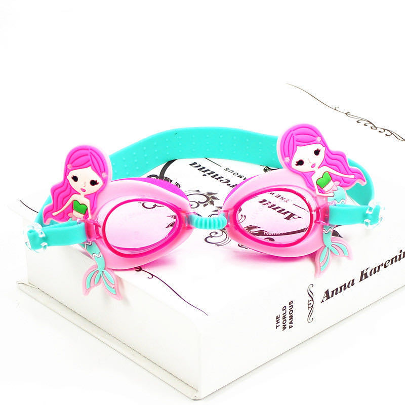 子供3-16歳水泳鏡アニメ水泳眼鏡卸売り子供水泳鏡防水防霧水泳鏡ゴーグル