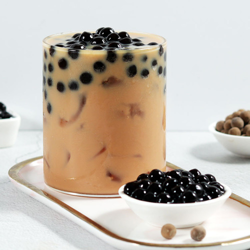 Shield Emperor Pearl Pink Round Caramel Black Pearl Amber Gold Pearl Milk Tea Raw Materials Commercial 1kg Boba Special