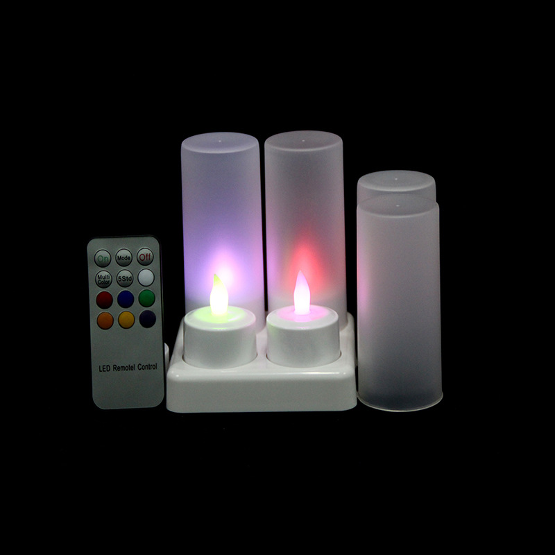 Precio de fábrica al por mayor de Navidad día de luz de la Vela decorativa recargable LED té luz de la cera de boda confesión diseño Bar Restaurante