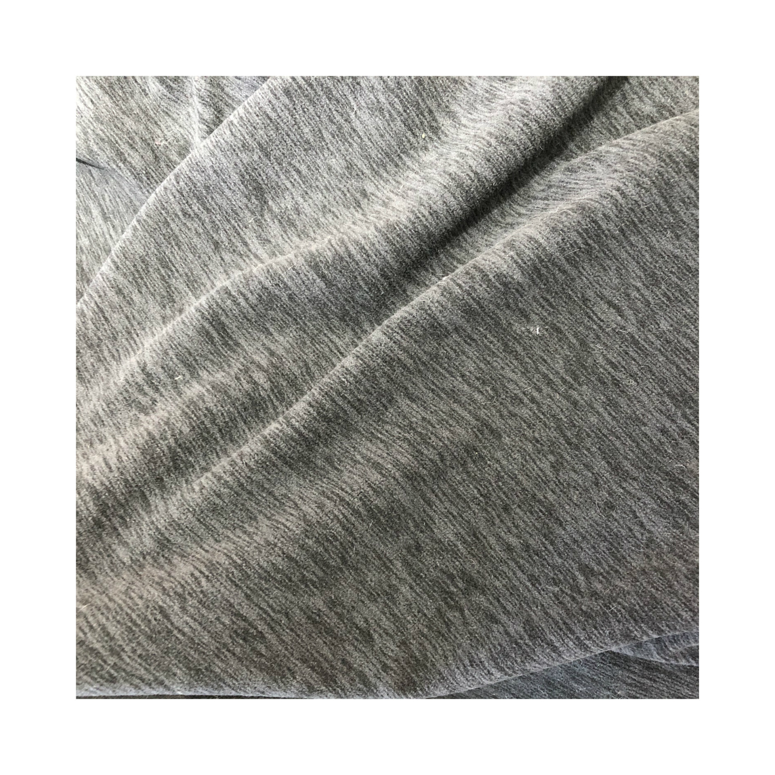 Doble cara catiónico 300g camiseta deportiva de pelusa transpirable doble cara T tela de lino lino casual