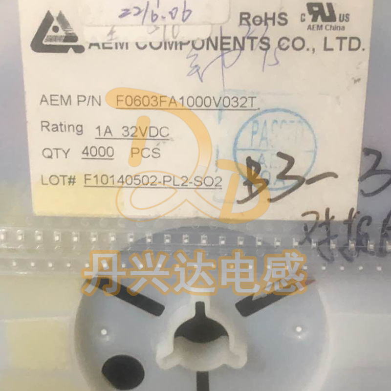 AEM F0603FA1000V032T 贴片保险丝 0603 1A 32V