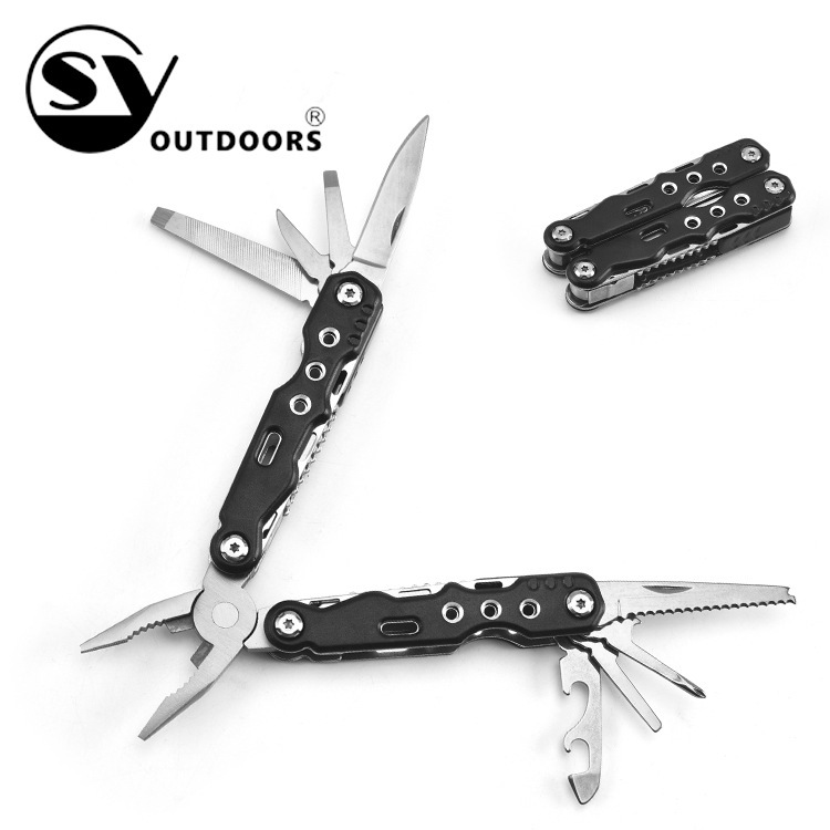 Wholesale pliers stainless steel multi-function pliers outdoor tool pliers self-defense multi-purpose knife pliers portable folding pliers