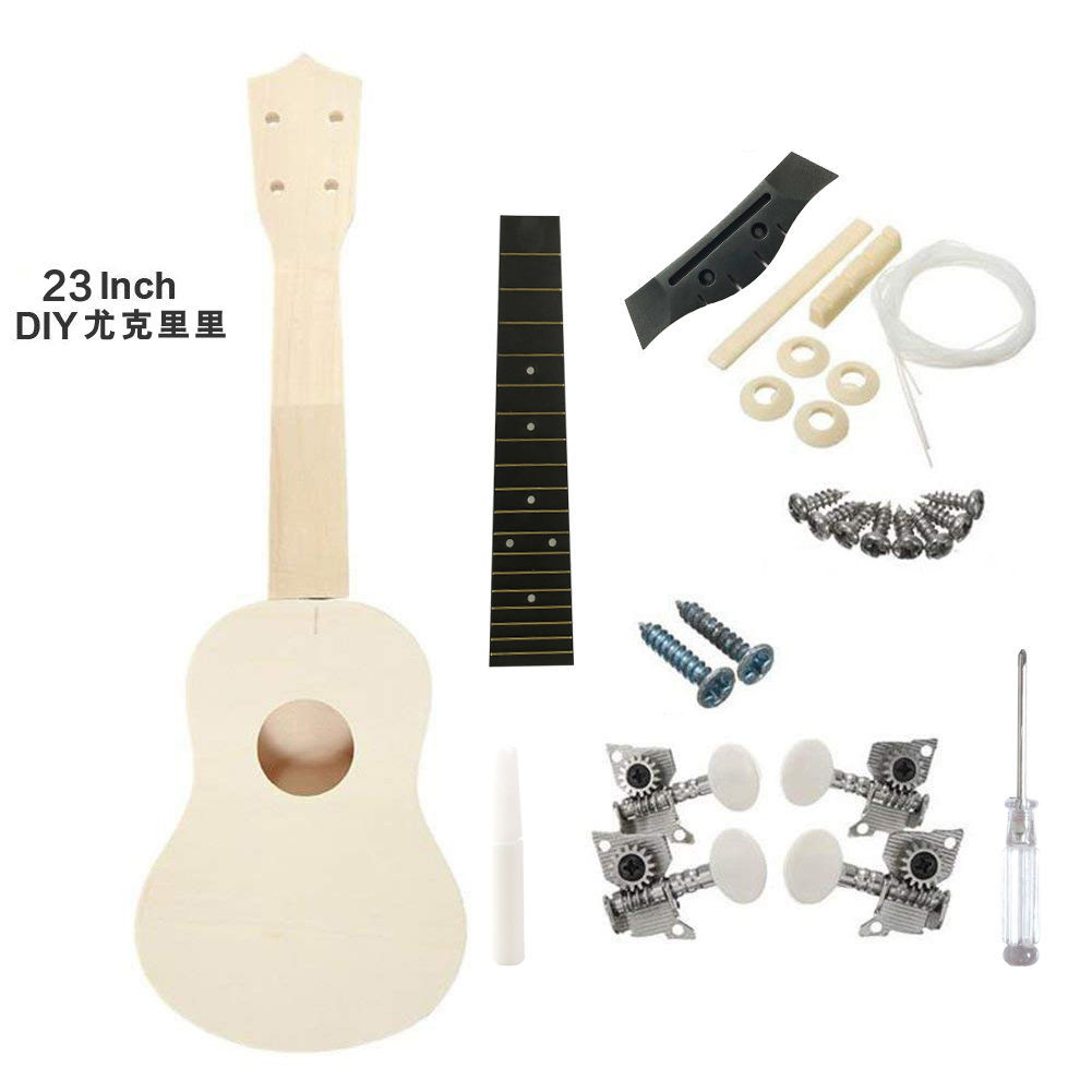 Hand-assembled23-inch21-inch Diy Ukulele Children's Painting Parent-child Activity Material Package