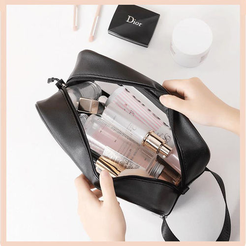 New cosmetic storage bag PVC semi-transparent waterproof large travel travel washbasin factory direct sale
