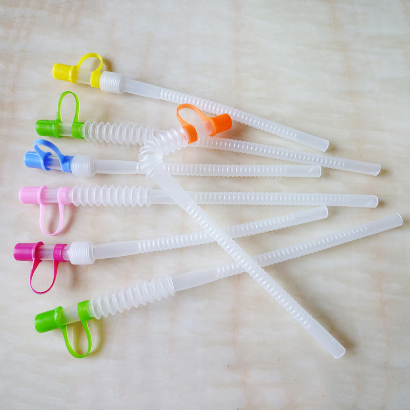 厂家直供伸缩吸管塑料吸管折叠吸管果汁饮料彩色折叠直弯PP吸管