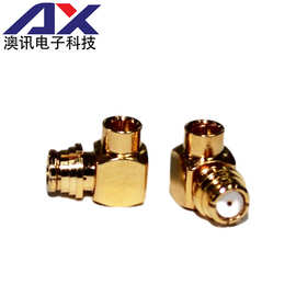 厂家供应SMP-KWB2射频同轴连接器SMP母弯头接电缆RG086性能稳定