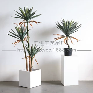 现货仿真绿植荷兰铁假树盆栽北美丝兰树Artificialplants高仿真
