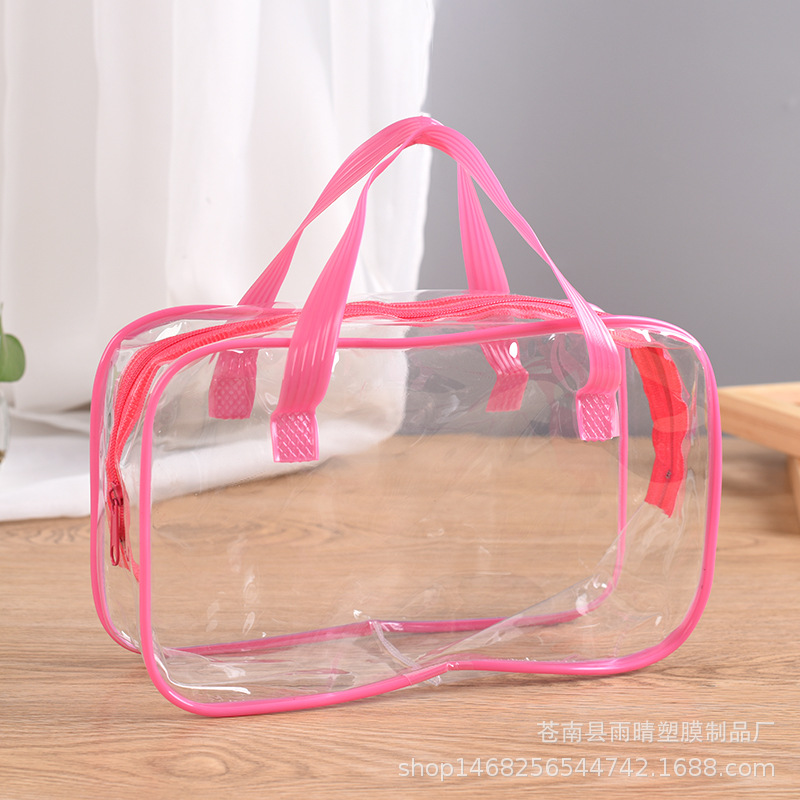 厂家制定PVC化妆品袋 PVC胶骨袋 PVC袋 PVC手提袋