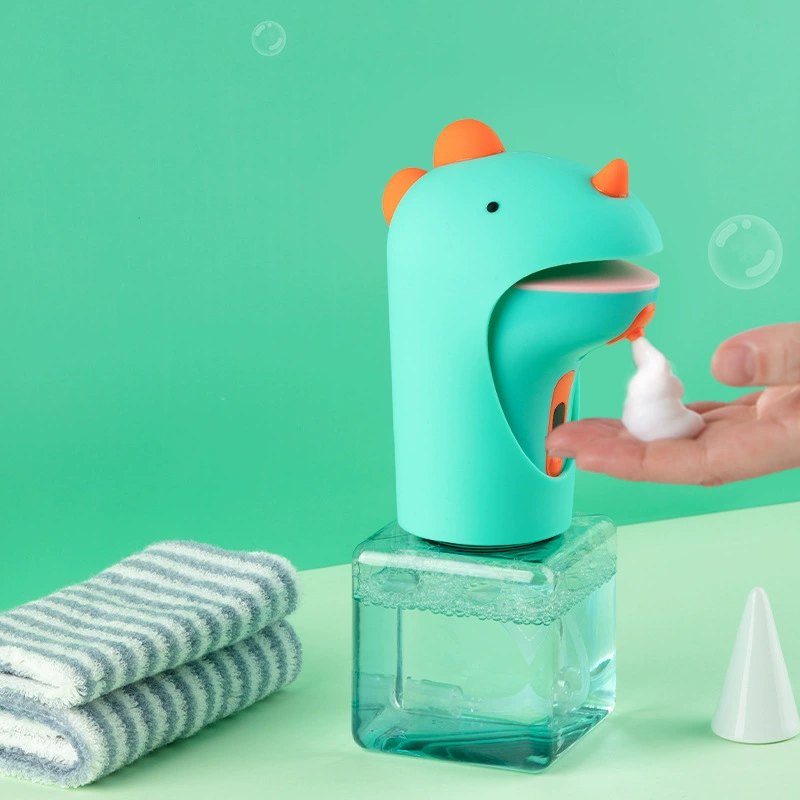 Mogi Kids Cartoon Soap Dispenser - Automatic Dynamic Induction, Battery-Powered Dinosaur 250ml