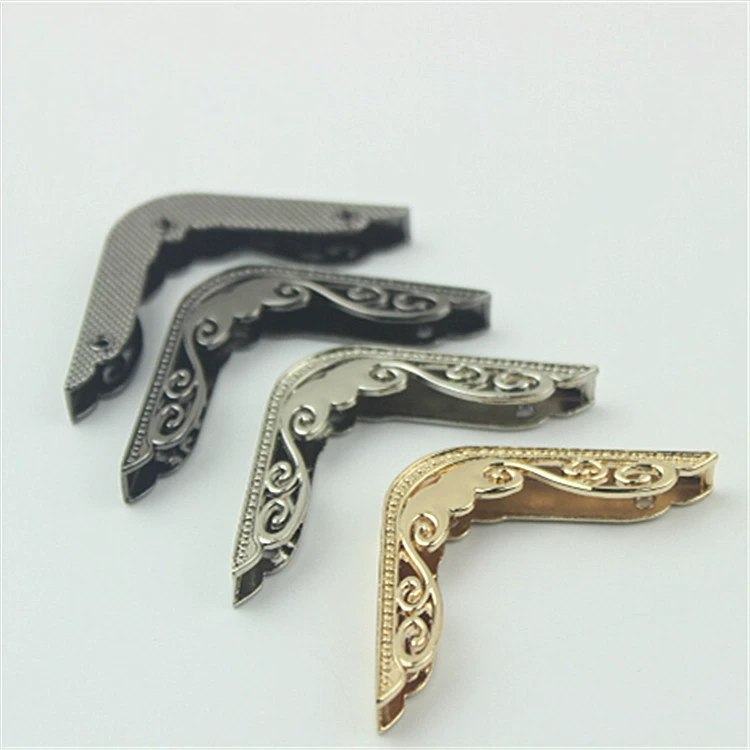 Оптовый угол для обертывания краев кружевной Угловой протектор Аппаратные аксессуары для багажного оборудования аксессуары для обмотки края сумка металлическая