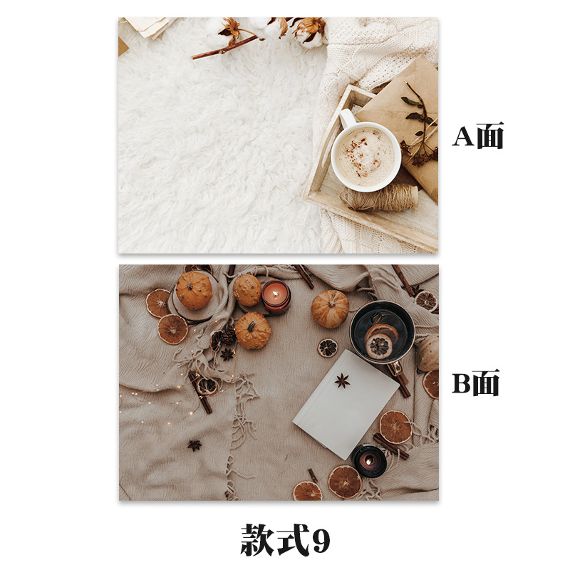 En línea de la celebridad 3D tridimensional de doble cara de fondo de papel fotografía apoyos adornos belleza comida a juego de tiro de fondo