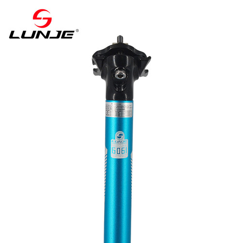 LUNJE Mountain Bike Seat Post Aluminum Seat Tube 27.2/30.9/31.6mm Bike Accessory