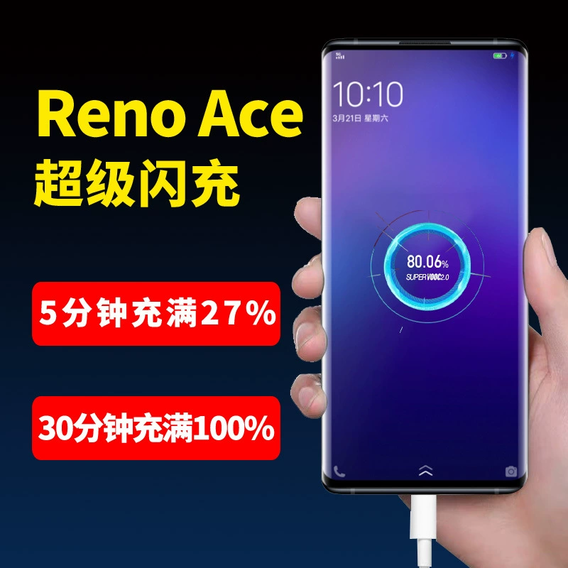 Сверхбыстрая зарядка 6.5A подходит для Renoace быстрая зарядка кабель для флеш-зарядки 65W оранжевый клеевой сердечник Type-C