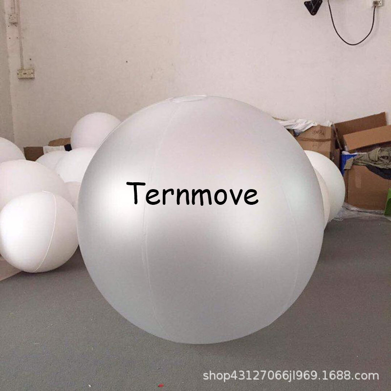 PVC充气沙滩磨砂球色廊网红拍照墙橱窗美陈充气透明球装饰品道具