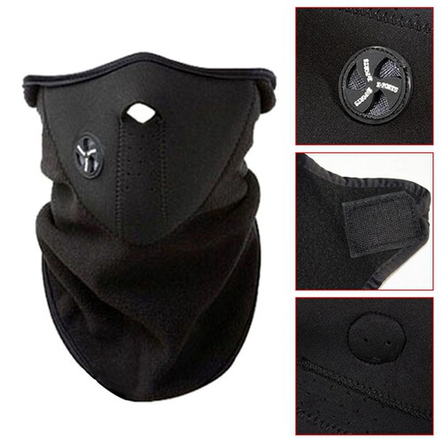 Mask ski dustproof motorcycle bicycle scarf UV winter sports hood fleece riding mask