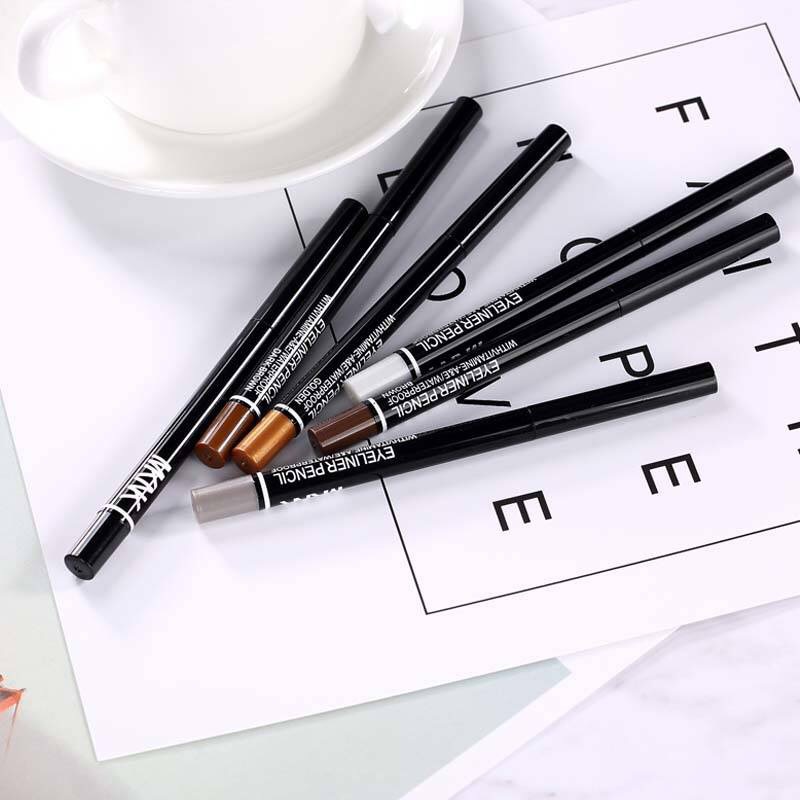 Manufacturers direct MKNK automatic waterproof non-smudging inner eyeliner glue pen lying silkworm eyeliner cream pencil Eyeliner hard head