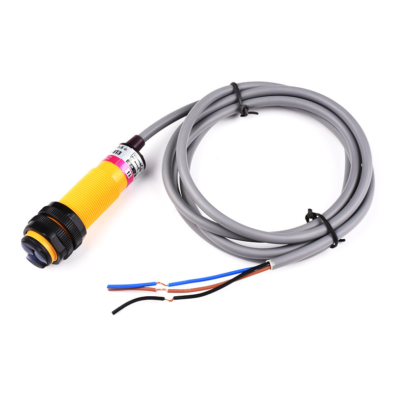 E18-D80NK infrared obstacle avoidance sensor proximity switch 5v diffuse reflection photoelectric switch 10-80cm