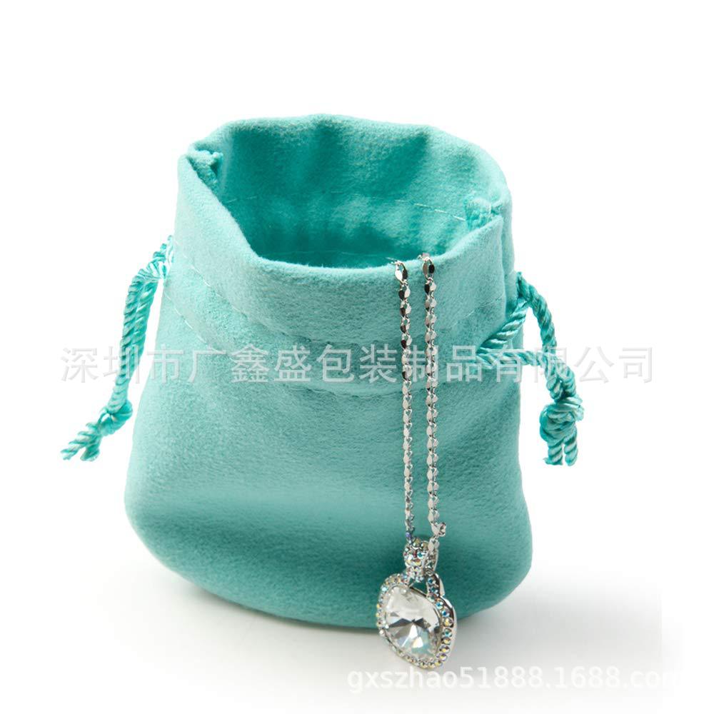 供应桃皮绒布袋，麂皮绒束口抽绳袋，饰品收纳袋