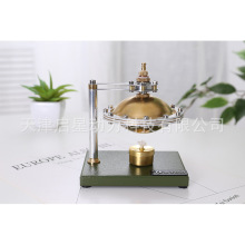 启星动力新款全金属拼装款DIY蒸汽机飞碟模型