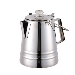 Factory wholesale 14 cups 28 cups coffee pot coffee pot short nozzle leakage brewing coffee pot