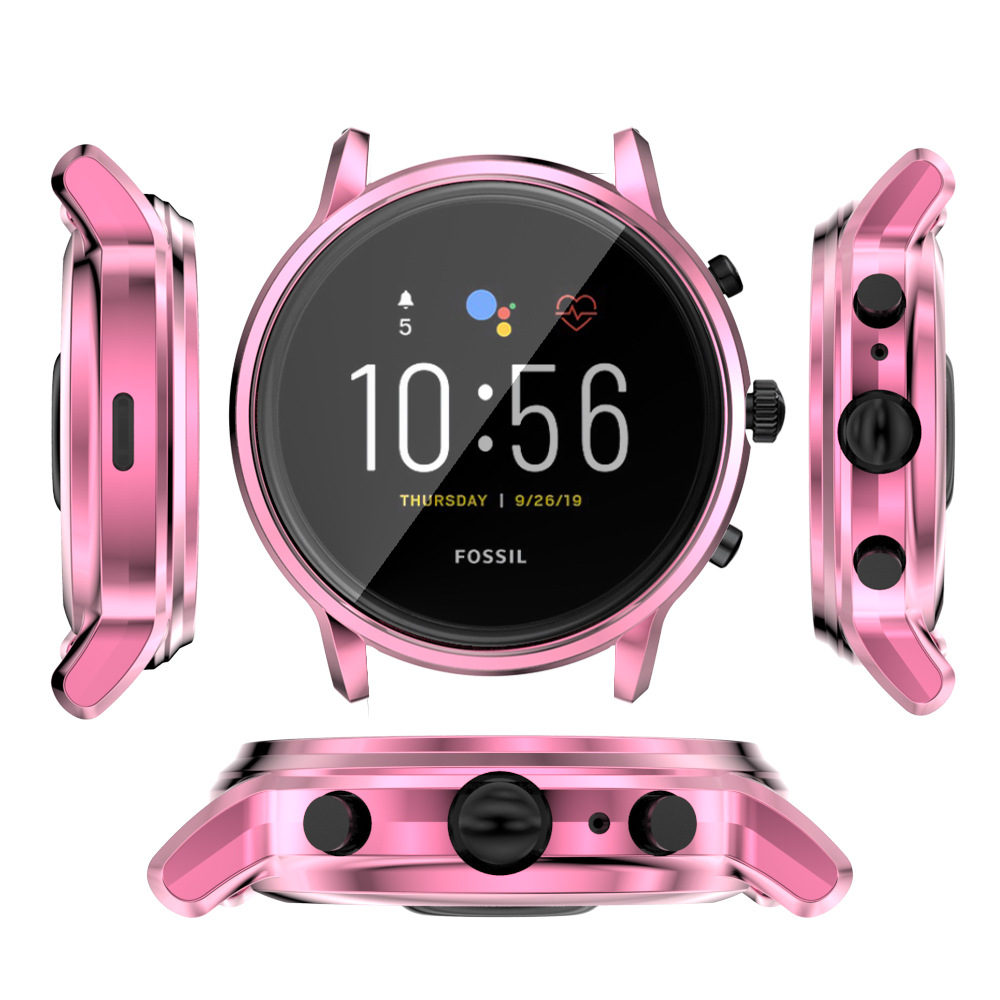 Aplicable a fósiles FossilGen 5 Carlyle TPU galvanoplastia todo incluido caso fósil resistente a la caída resistente a los arañazos