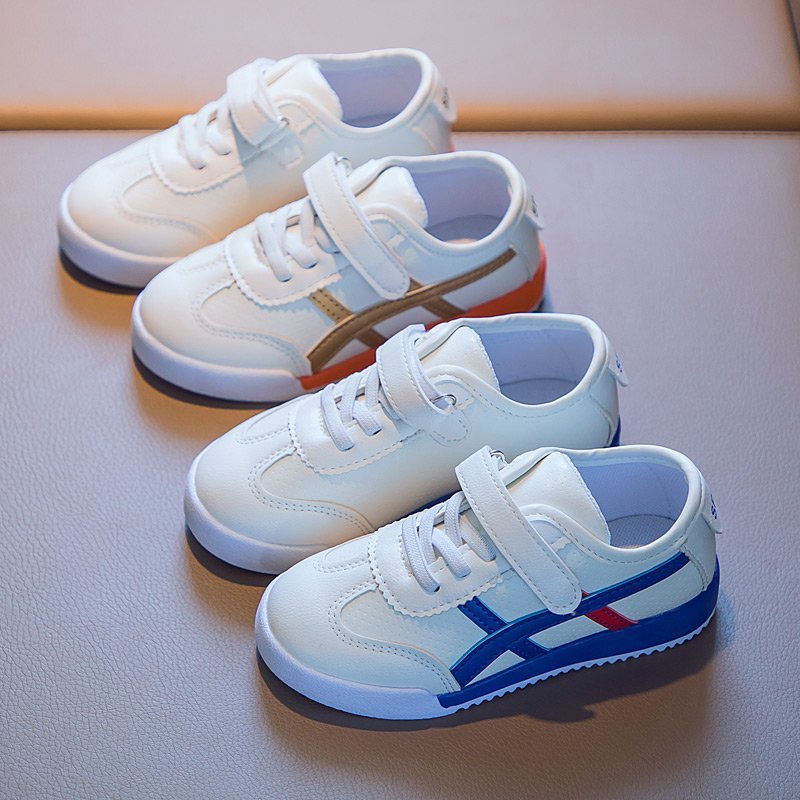 2023 Άνοιξη και Φθινόπωρο Παιδικά νέα χρωματιστά μονό παπούτσι για αγόρια Αθλητικά Casual Little White Shoes Baby Soft Sole_voghion.com