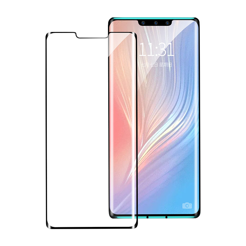 Doblado en caliente 3D superficie curvada Pantalla Completa película templada para Huawei nova8pro/vivoX60PRO pantalla curvada película completa