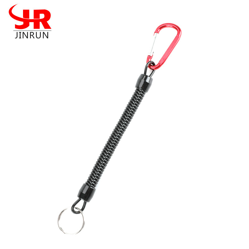 Luya alicates de pesca equipo perdido cuerda herramienta perdida cuerda medio con 6 color mosquetón telescópico caña de pescar cuerda