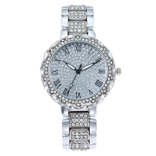 Foreign trade best-selling same style Roman pattern baby's breath set with diamonds European and American fashion women's watch women's watch