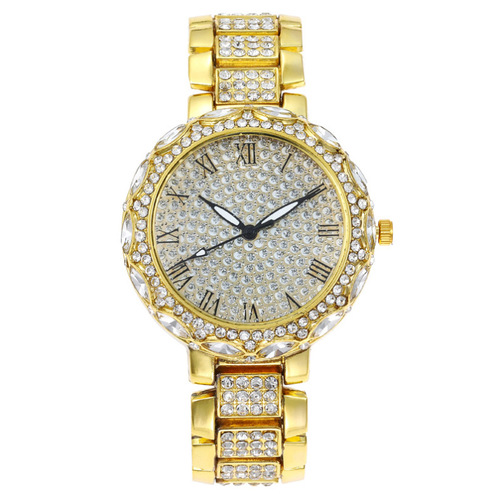 Foreign trade best-selling same style Roman pattern baby's breath set with diamonds European and American fashion women's watch women's watch