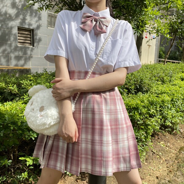 Autumn Japanese student pleated skirt