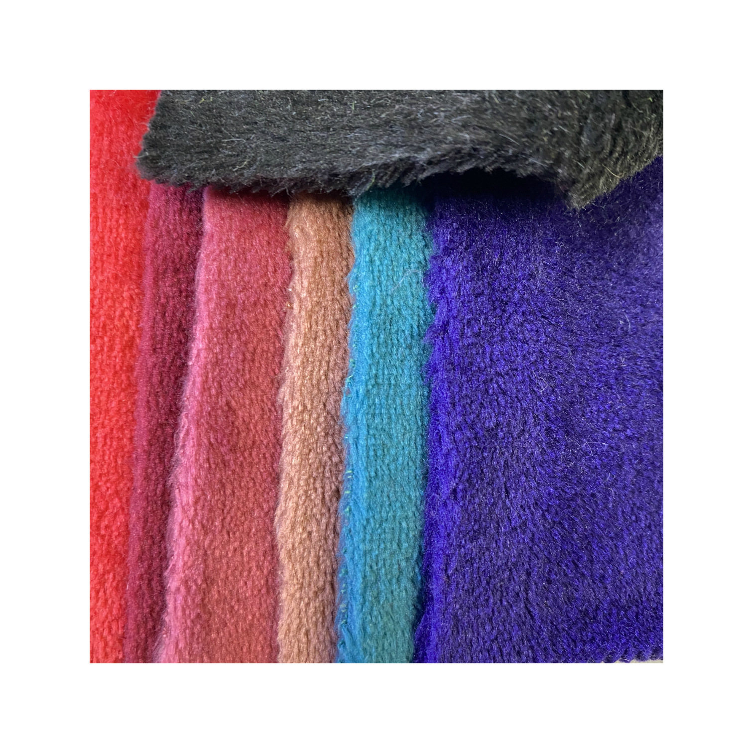 Leche de seda 360 gramos 185 ancho espeso algodón de seda de moda pijama bolsas juguetes tela de peluche