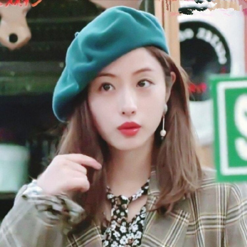 Beret Hat Stone Miki Hat Retro British Wool Thick Japanese Painter Hat Korean Style Versatile Pumpkin Hat Women