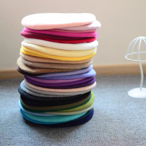 Beret Hat Stone Miki Hat Retro British Wool Thick Japanese Painter Hat Korean Style Versatile Pumpkin Hat Women