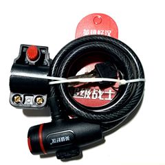 Cross-border bike locks Bicycle hero locks Mountain bike wire locks Cable key locks Cycling equipment