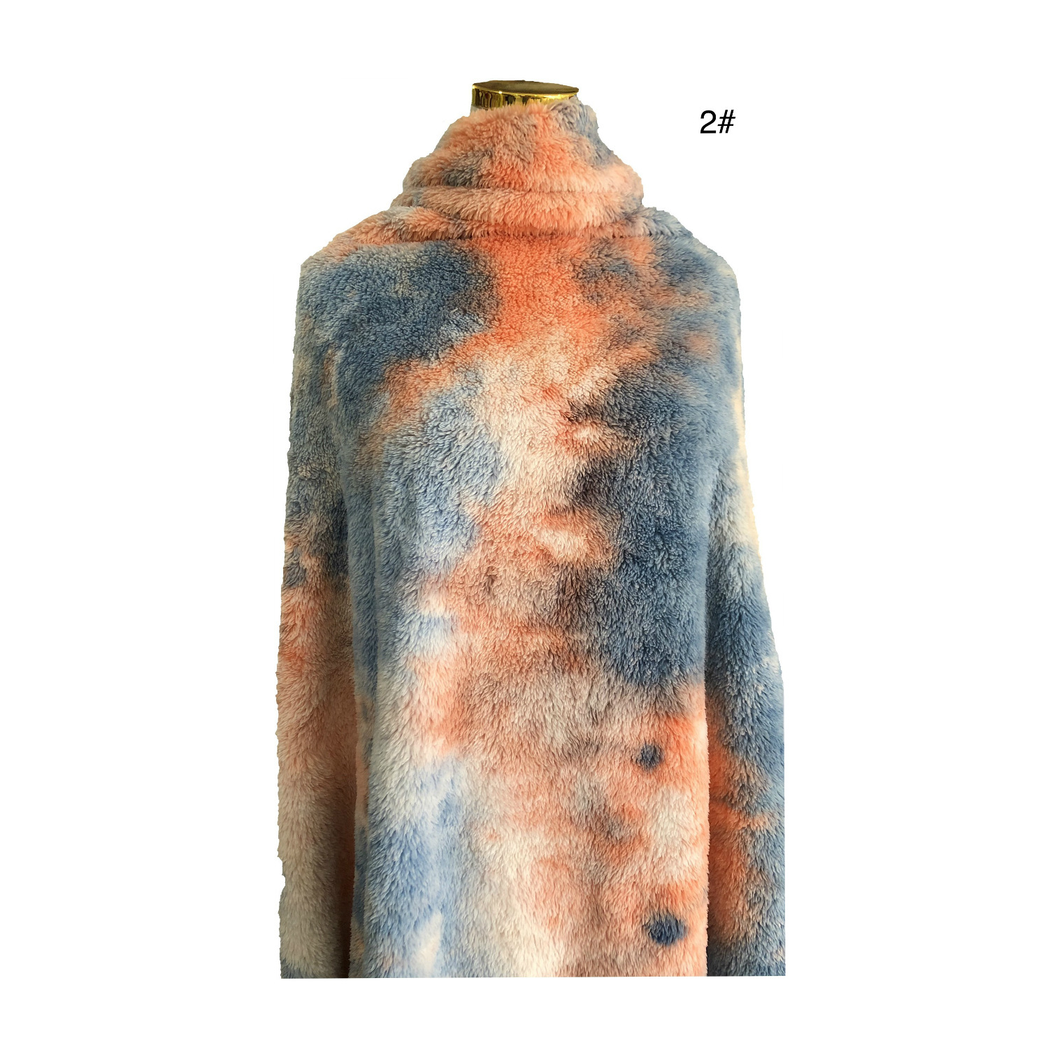 Doble cara camuflaje de terciopelo ártico camuflaje de terciopelo de algodón de moda pijama capa de abrigo para el hogar tela de peluche cálida