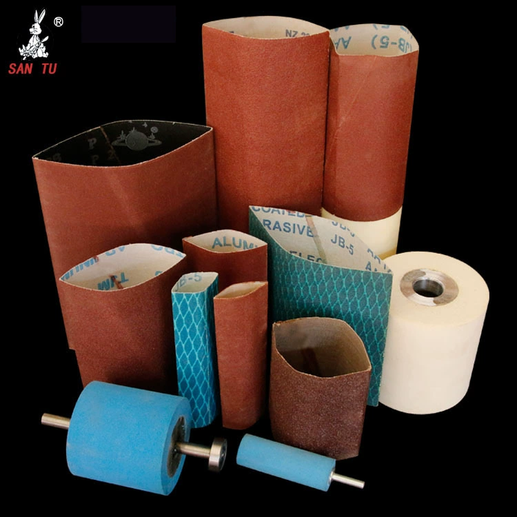 Плотницкие работы дома с ручкой Губка колесо полировальный круг песок рукав ролик мягкая ткань песок рукав резиновое колесо песок рукав