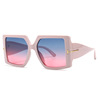 Square retro trend sunglasses, European style, punk style