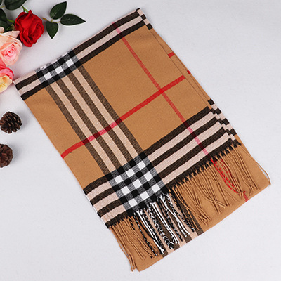 Otoño e Invierno nueva bufanda de los hombres joven estudiante bufanda cálido estilo coreano británico Plaid todo partido moda bufanda de los hombres