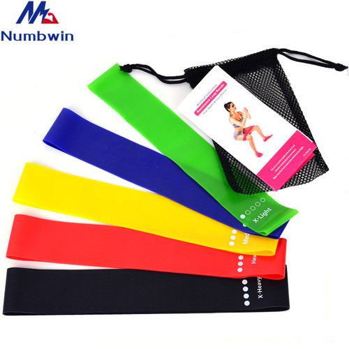 TPE yoga tension ring multi-purpose fitness resistance band squat ring elastic hip circle with strength scale set