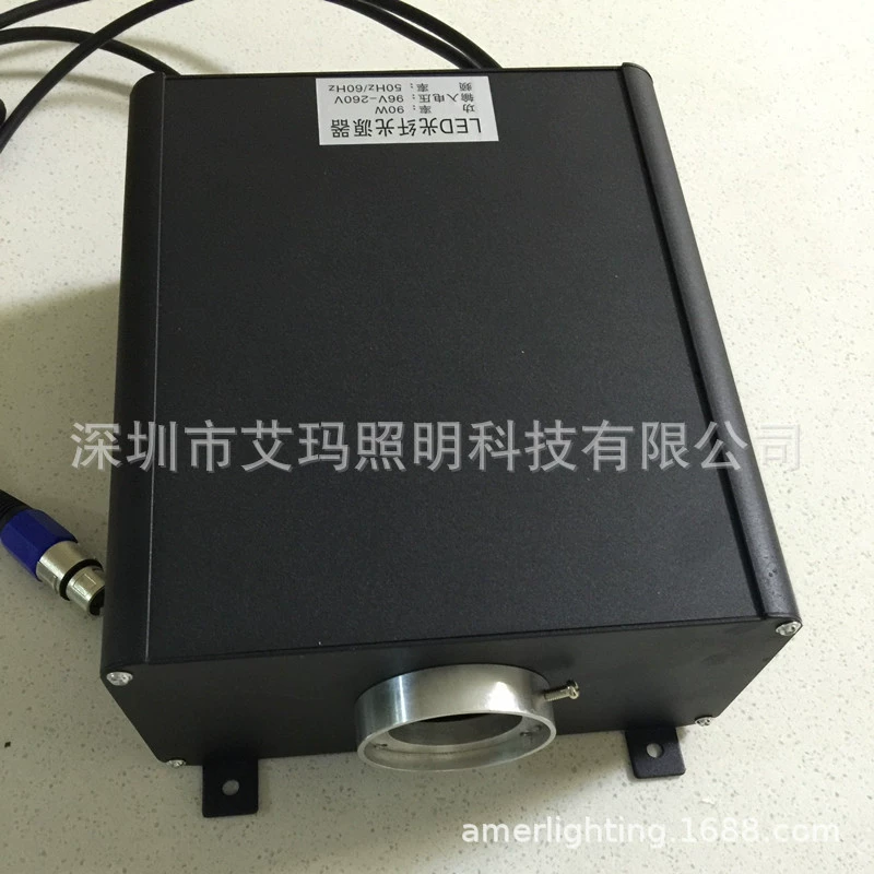 Оптоволоконный лазер DMX512 светодиодная установка LED 45W/90W источник света может подключаться к консоли оптоволоконный источник света