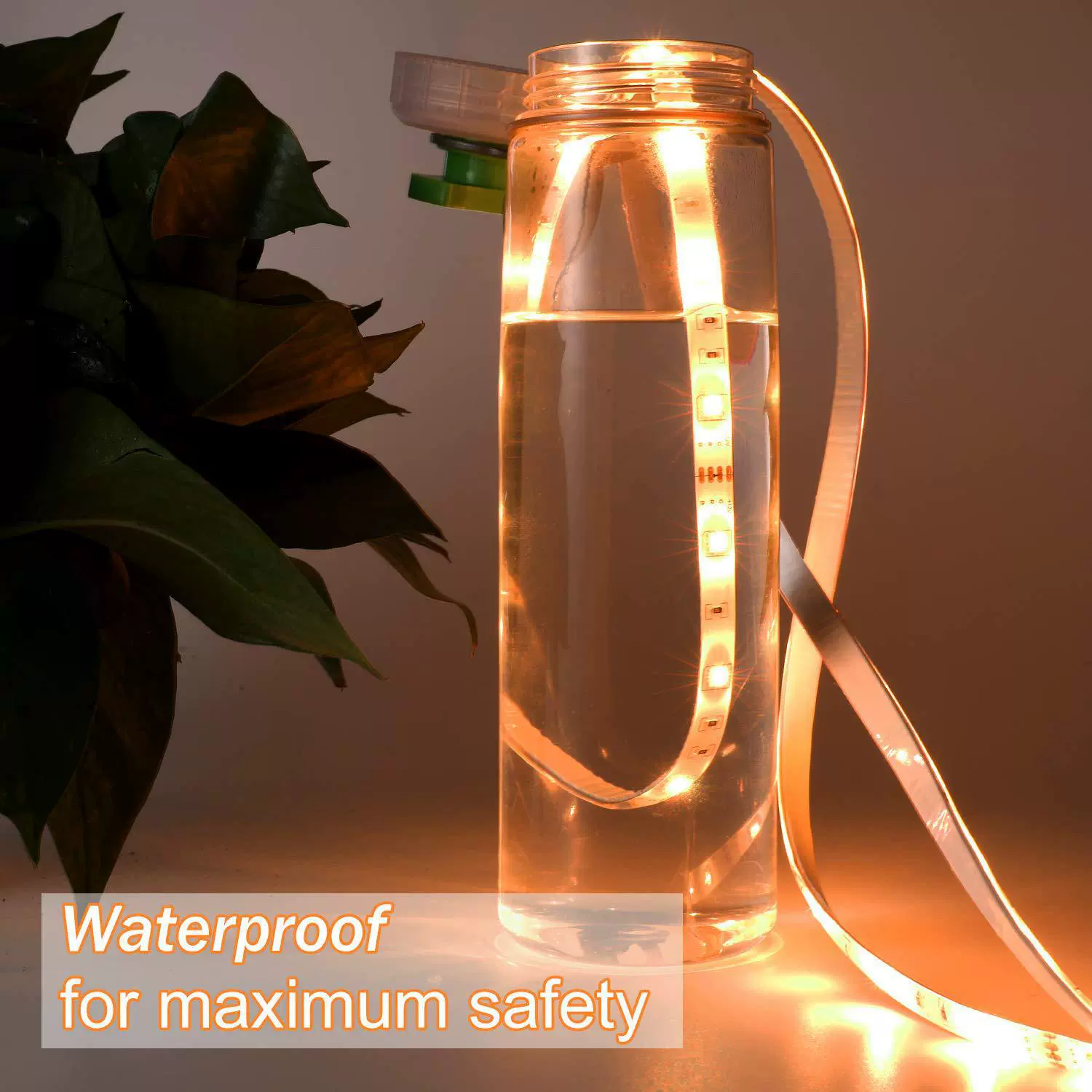 Светодиодная лента GVVVOOHOME LED с Bluetooth, лента 5050, лента-лента RGB цветная, водостойкая световая лента, музыка, таймер