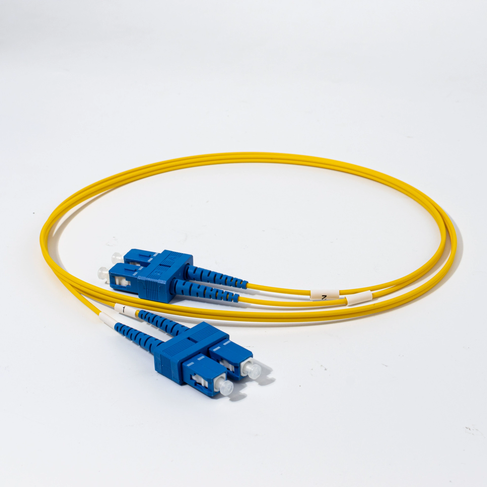 国诚通 Single-mode dual-core jumper 2.0 telecom grade SC-SC fiber jumper extension cable 3 meters