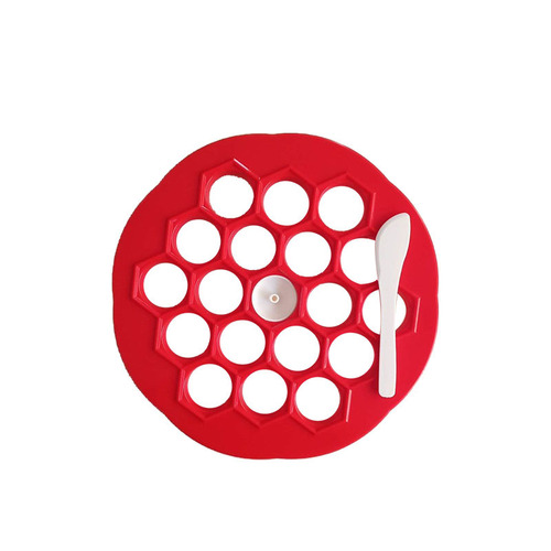 Creative 19-hole dumpling making artifact lazy dumpling making device dumpling making mold pinch dumpling device dumpling plate round shape