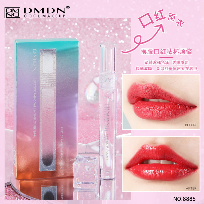 Douyin's Same Dmdn Lipstick Raincoat Is Not Easy to Stick to the Cup and Does Not Fade, Long-Lasting Makeup Setting Liquid, Lip Gloss, Lip Glaze Makeup Manufacturer