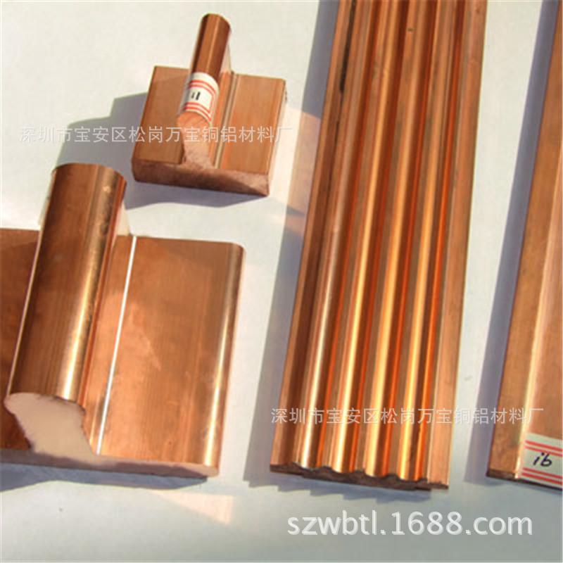 做T2紫铜异型材 环保红铜异型棒 L形U形异型铜材